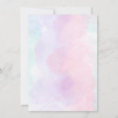 Invitation Baby shower Floral Lilac (Dos)