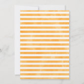 Invitation Baby shower Floral Little Citrouille (Dos)