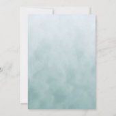 Invitation Baby shower Floral Little Green Bird (Dos)