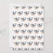 Invitation Baby shower floral mignon (Dos)