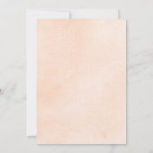 Invitation Baby shower floral pastel doux (Dos)