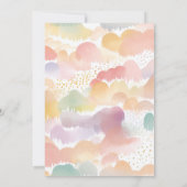 Invitation Baby shower Floral Rainbow Baby (Dos)