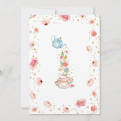 Invitation Baby shower Floral Tea Party (Dos)