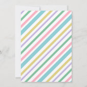 Invitation Baby shower floral Unicorn Pastel (Dos)