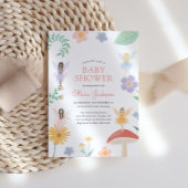 Invitation Baby shower floral Whimsical
