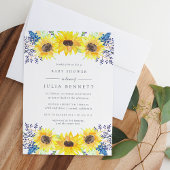 Invitation Baby shower Flowerfields