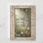 Invitation Baby shower forestier (Devant)