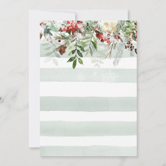 Invitation Baby shower forestier (Dos)