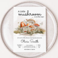 Baby shower forestier de champignons enchanté