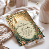Invitation Baby shower forestier enchanté
