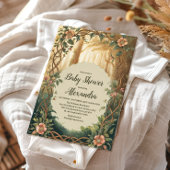 Invitation Baby shower forestier enchanté