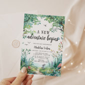 Invitation Baby shower forestier enchanté