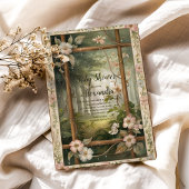 Invitation Baby shower forestier rustique