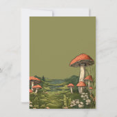 Invitation Baby shower Forêt de Toadstool (Dos)