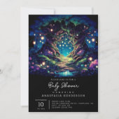 Invitation Baby shower Forêt Enchantée Majestic Fun (Devant)