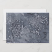 Invitation Baby Shower Forêt Ourson Hiver Aquarelle (Dos)