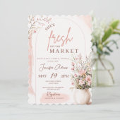 Invitation Baby Shower Frais du Marché (Debout devant)