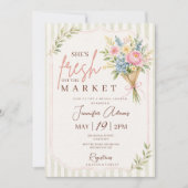 Invitation Baby Shower Frais du Marché (Devant)