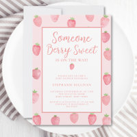 Baby Shower Fraise