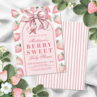 Baby Shower Fraise aux Douceurs de Bébé