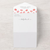 Invitation Baby shower fraise | Berry Baby (Dehors)