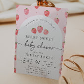 Invitation Baby shower fraise | Berry Baby