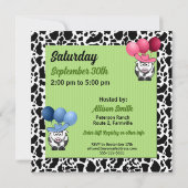 Invitation Baby shower Fraternal Twins (Dos)