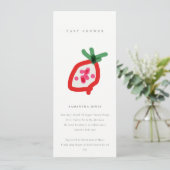 Invitation Baby shower Fruit Dragon Fruit Pour Enfants Modern (Debout devant)