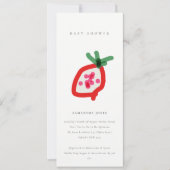 Invitation Baby shower Fruit Dragon Fruit Pour Enfants Modern (Devant)