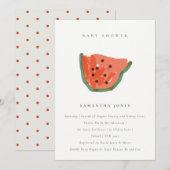 Invitation Baby shower Fruit Fruit Fruit Fruit Fruit Fabriqué (Devant / Derrière)