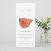 Invitation Baby shower Fruit Fruit Fruit Fruit Fruit Fabriqué (Debout devant)