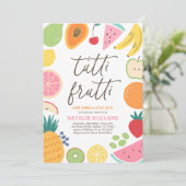 Invitation Baby shower Fruit Tutti (Debout devant)