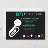 Invitation Baby shower Futur Rocker (Devant)