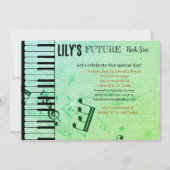 Invitation Baby shower Future Rock Star (Devant)