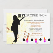 Invitation Baby shower Future Rock Star (Devant)