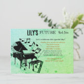 Invitation Baby shower Future Rock Star (Debout devant)