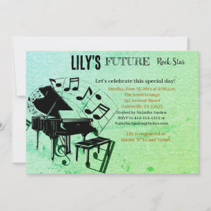 Invitation Baby shower Future Rock Star