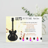 Invitation Baby shower Future Rock Star (Debout devant)