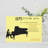 Invitation Baby shower Future Rock Star (Debout devant)