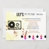 Invitation Baby shower Future Rock Star (Devant)