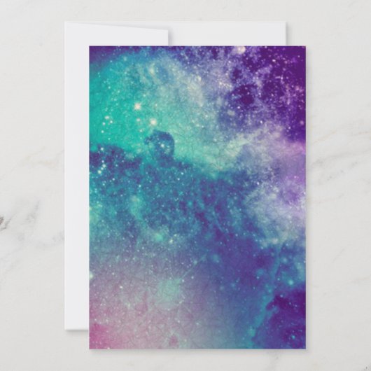 Invitation Baby shower Galaxy (Dos)