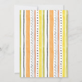 Invitation Baby shower Game-Citrouille, automne (Dos)