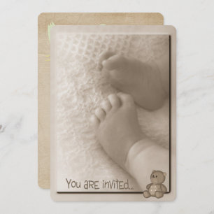 Invitation Baby shower garçon