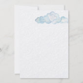 Invitation baby shower - Garçon (Dos)