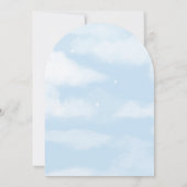 Invitation Baby shower garçon (Dos)