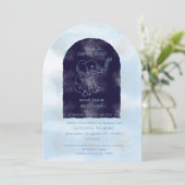 Invitation Baby shower garçon (Debout devant)