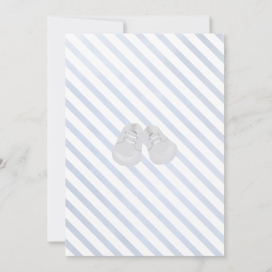 Invitation Baby shower Garçon Bear Cub (Dos)