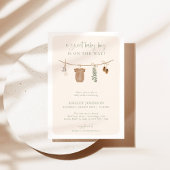 Invitation Baby shower garçon | Boho Baby shower B