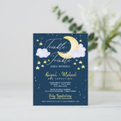 Invitation Baby Shower Garçon Budget Twinkle Twink (Debout devant)