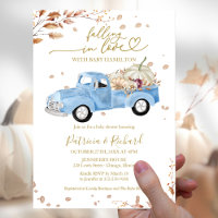 Baby Shower Garçon camion rose coup de foudre